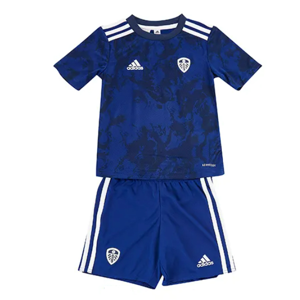 Kids Leeds United FC 2021/22 Away Soccer Kits Shirt With Shorts